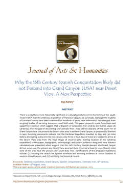 Journal of Arts & Humanities