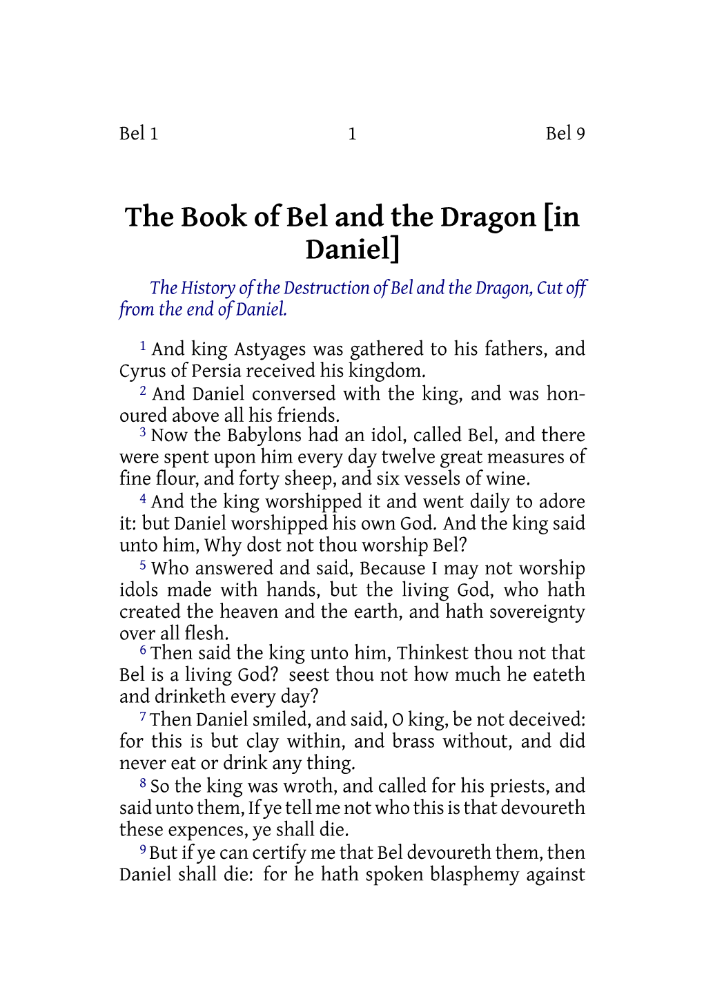 Eng-Kjv BEL.Pdf Bel and the Dragon