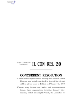 H. Con. Res. 20