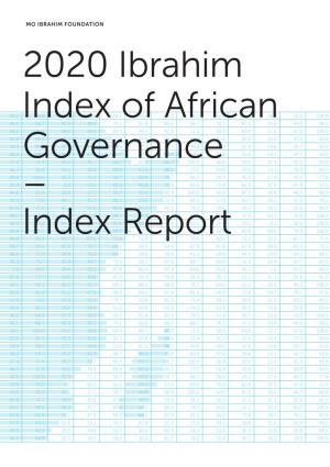 2020 Ibrahim Index of African Governance (IIAG)