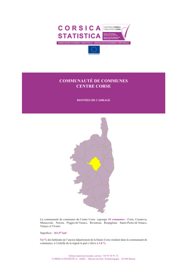 Communauté De Communes Centre Corse