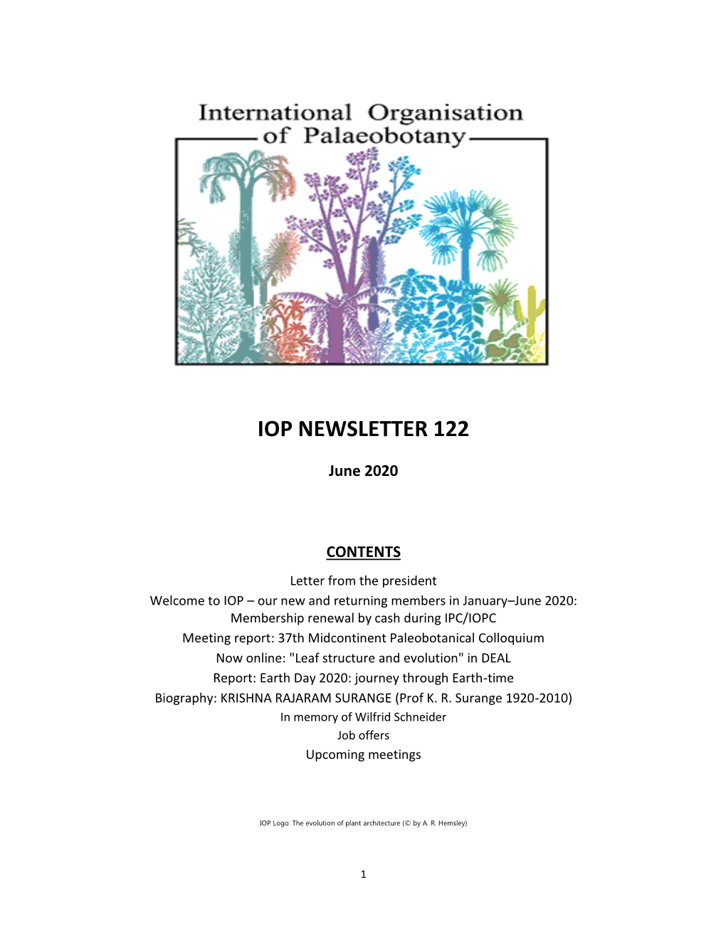 Iop Newsletter 122