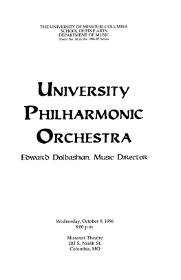 University Philharmonic Orchestra
