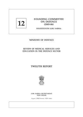 Standing Committee on Defence (2005-06)