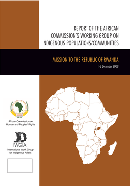 Report of the African Commission's Working