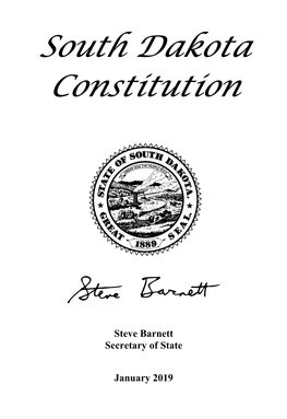 South Dakota Constitution