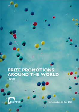 PRIZE PROMOTIONS AROUND the WORLD Japan