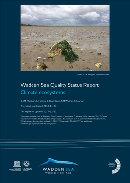 Wadden Sea Quality Status Report Climate Ecosystems