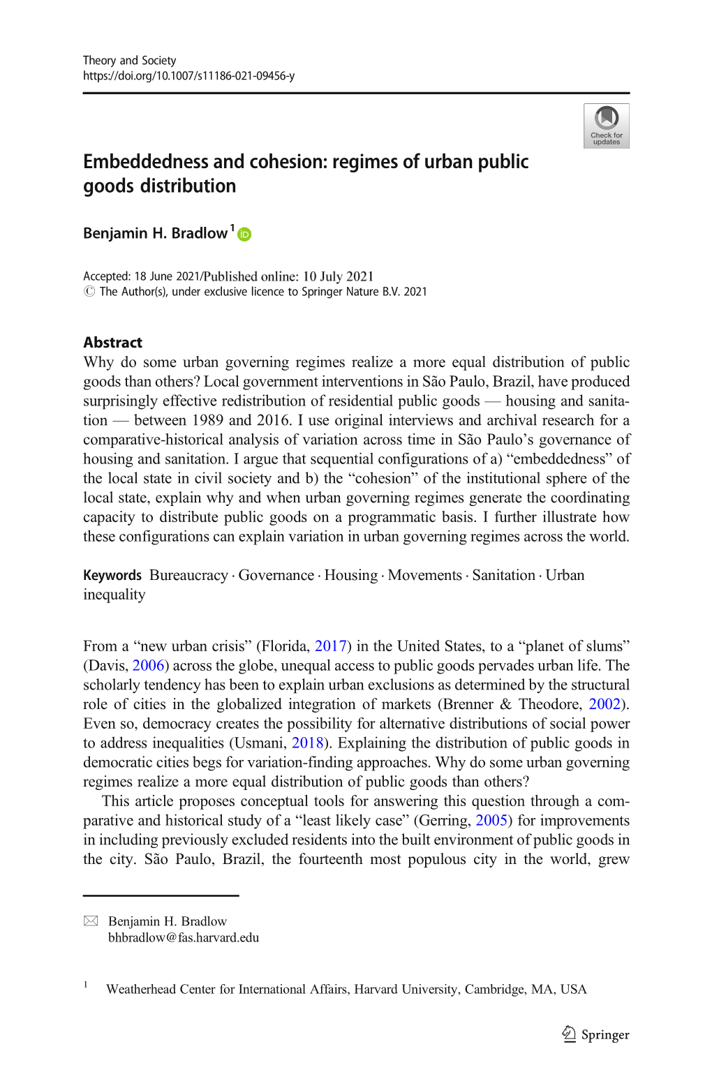 Title Embeddedness and Cohesion