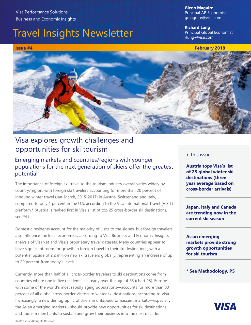 Visa Explores Growth Opportunities for Global Ski Tourism