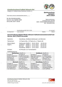 Mustervorlage KFV Altmark-Ost