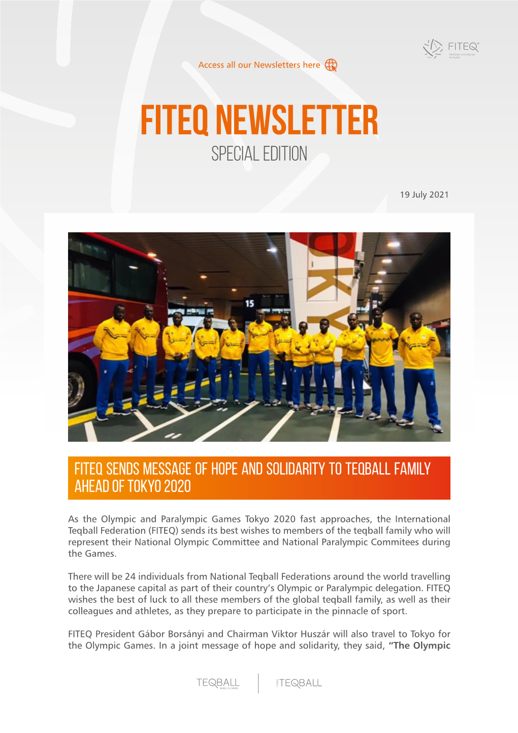 FITEQ Newsletter Special Edition