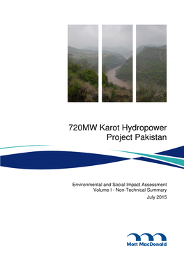 720MW Karot Hydropower Project Pakistan