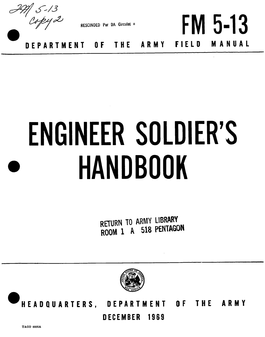 Engineer Soldier's Handbook