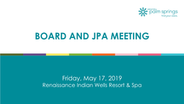 Board and Jpa Meeting