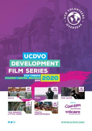 UCDVO Film Series Development 2020