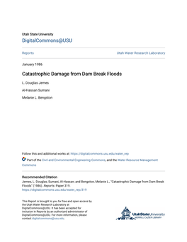 Catastrophic Damage from Dam Break Floods