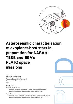 Asteroseismic Characterisation of Exoplanet-Host Stars in Preparation