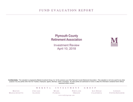 Fund Evaluation Report