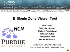 Brillouin Zone Viewer Tool