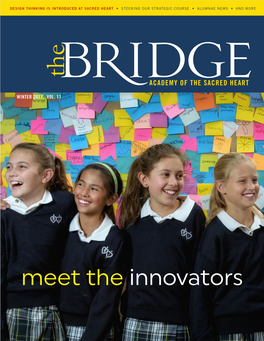 Meet the Innovators Message from the Headmistress