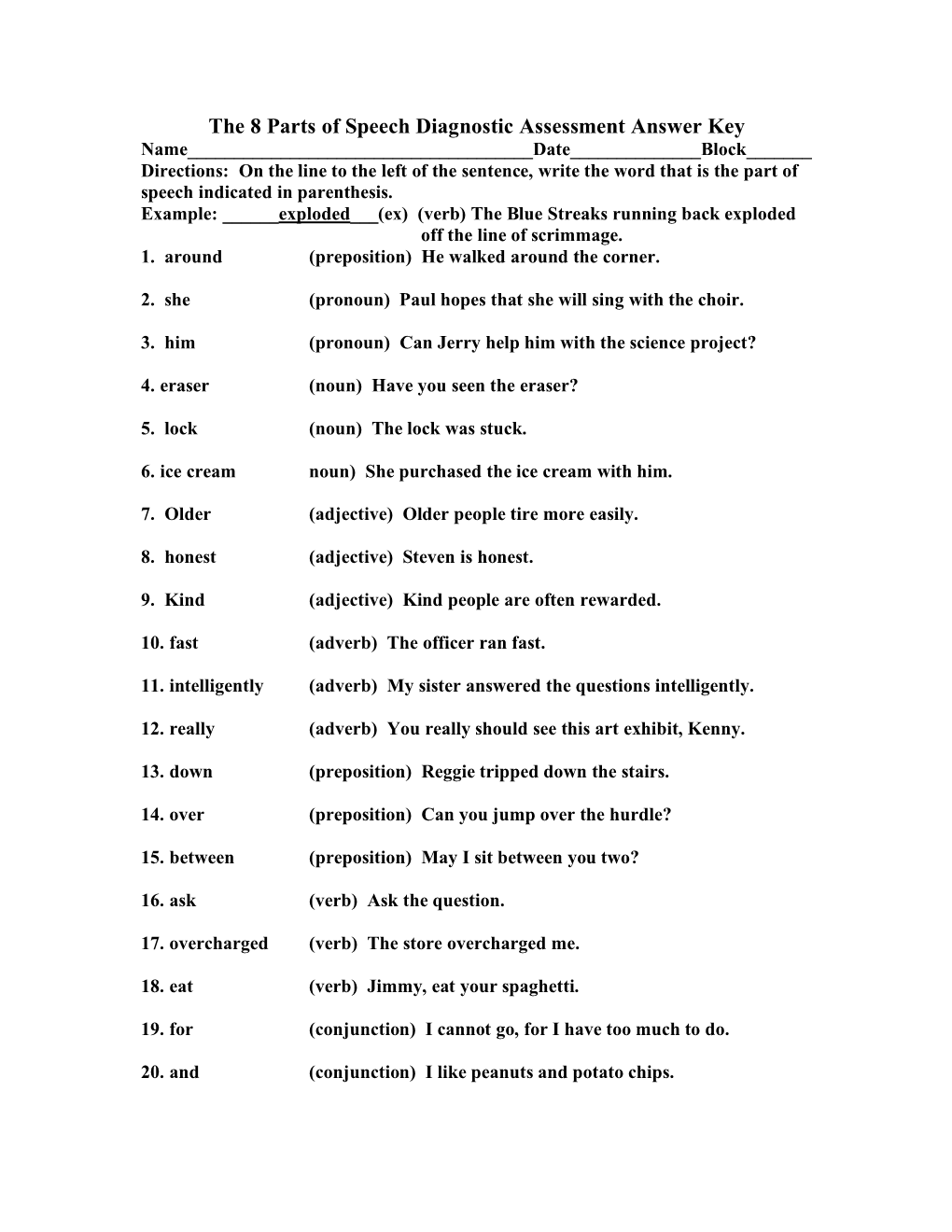 the-8-parts-of-speech-diagnostic-assessment-answer-docslib