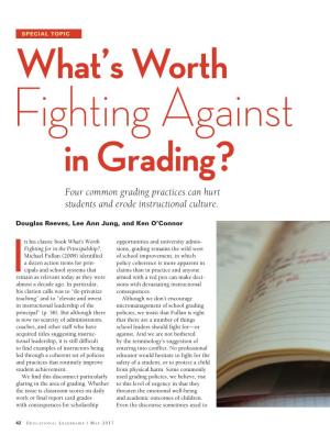 Four Common Grading Practices Can Hurt Students and Erode Instructional Culture