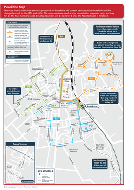 Pukekohe Map This Map Shows All the New Services Proposed for Pukekohe