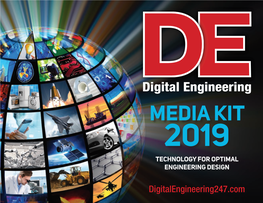 Media Kit 2019 Technology for Optimal Engineering Design