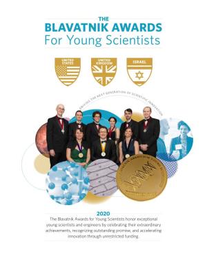 THE BLAVATNIK AWARDS for Young Scientists