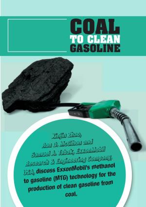 Coal to Clean Gasoline