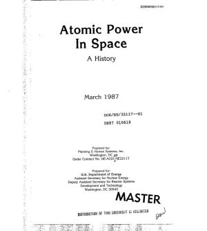 Atomic Power in Space, Dr
