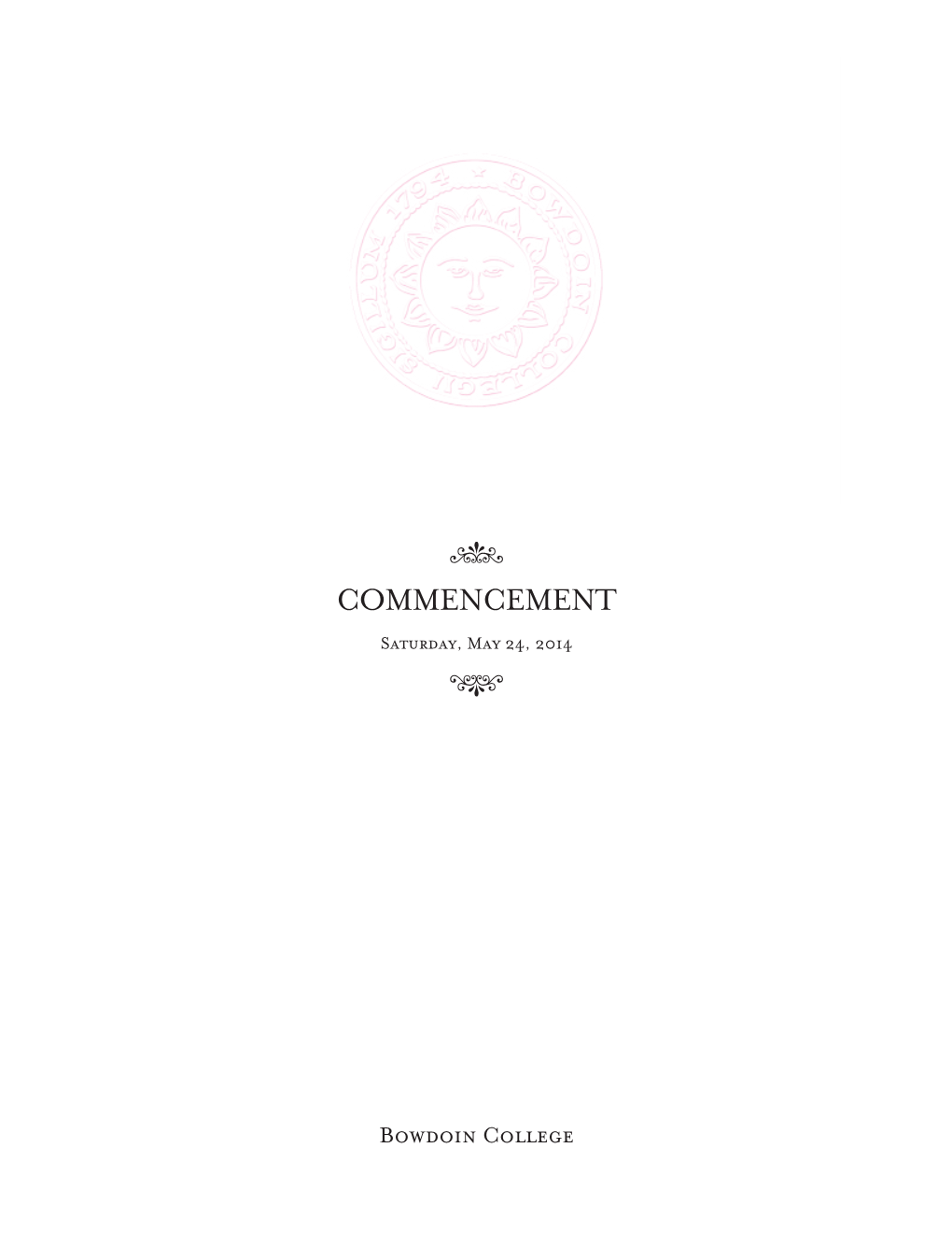 Commencement 2014