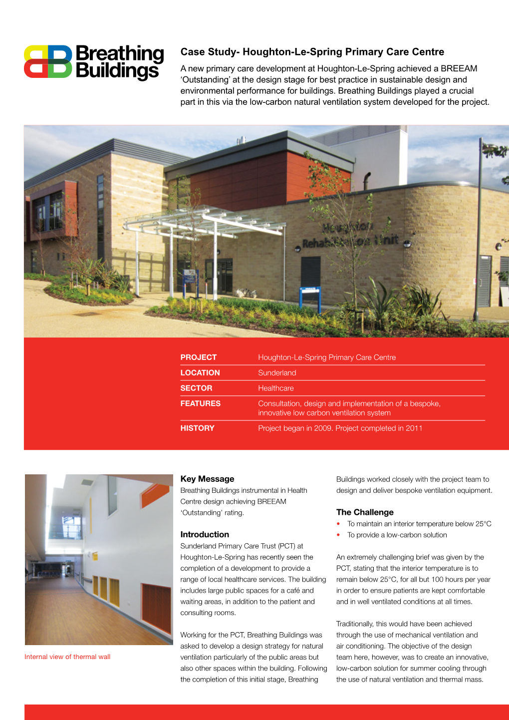 Case Study- Houghton-Le-Spring Primary Care Centre