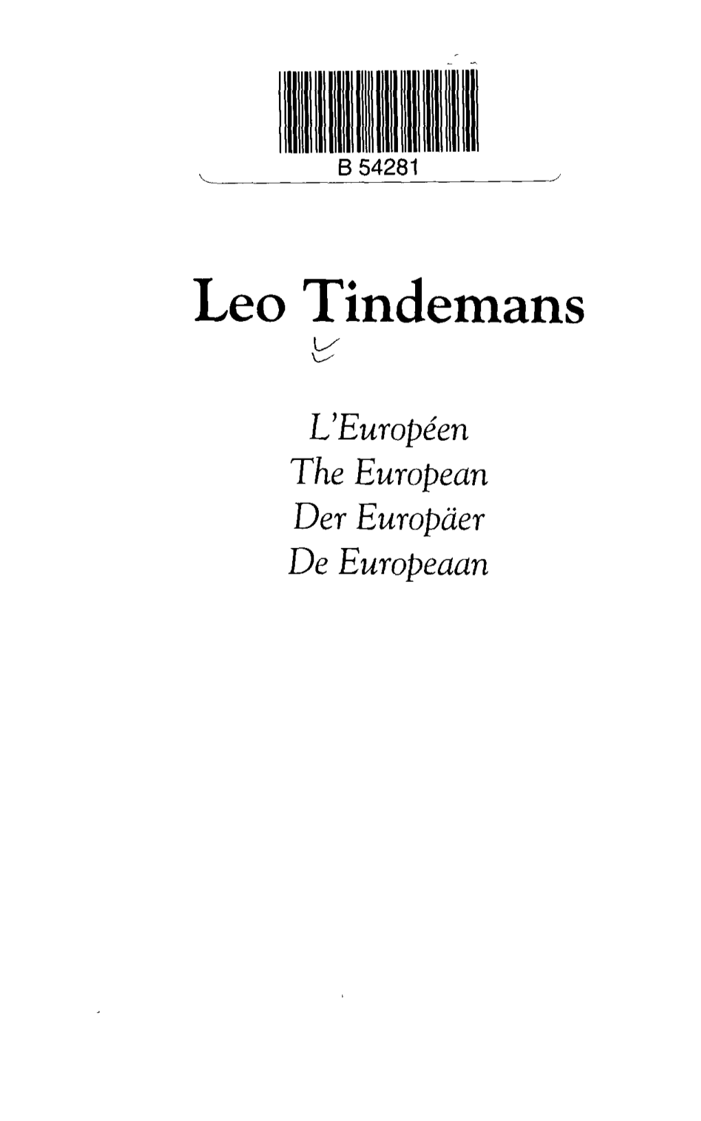 Leo Tindemans