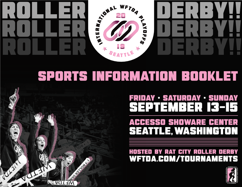 2019 International WFTDA Playoffs: Seattle Sports Information Book