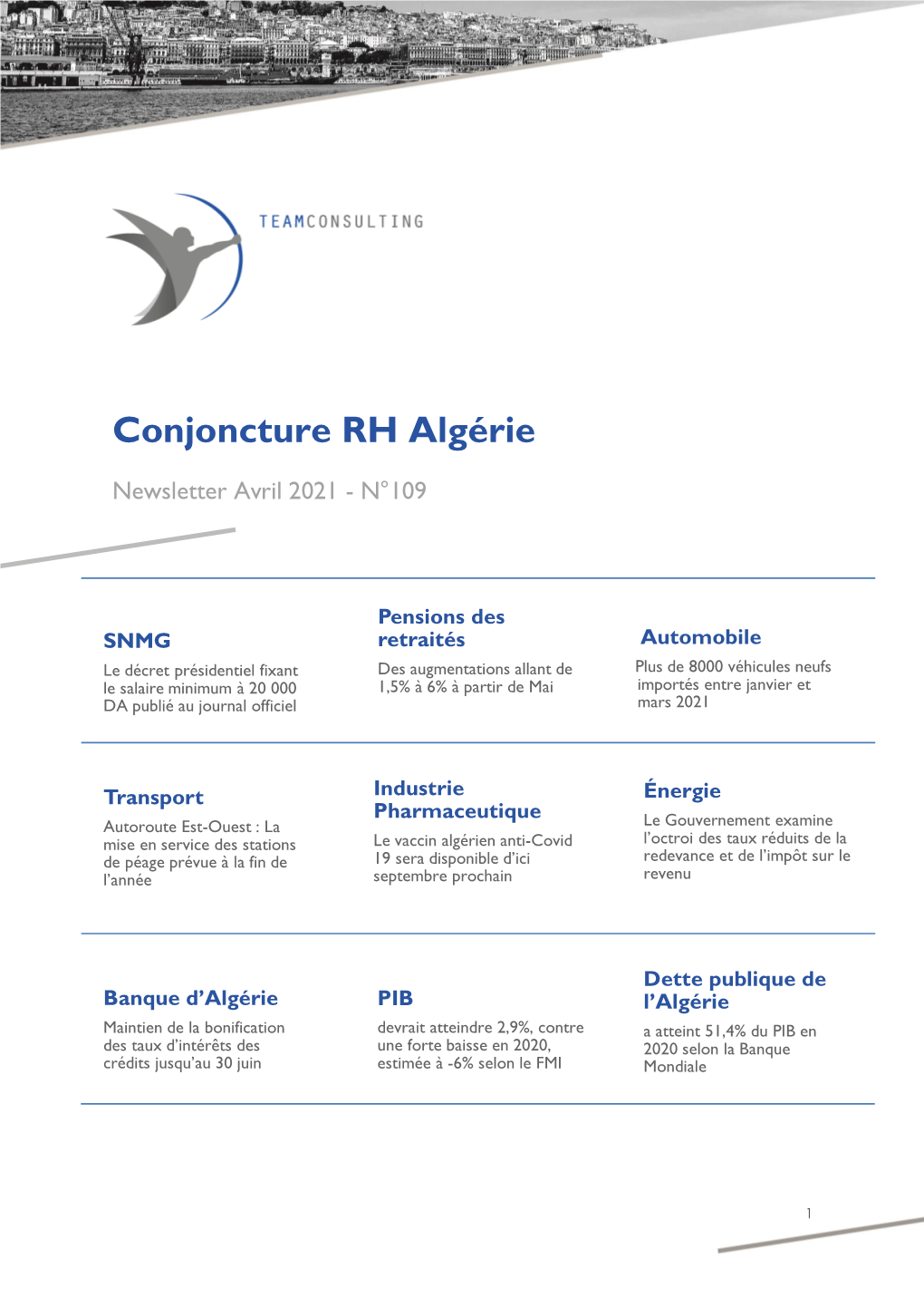 Conjoncture RH Algérie