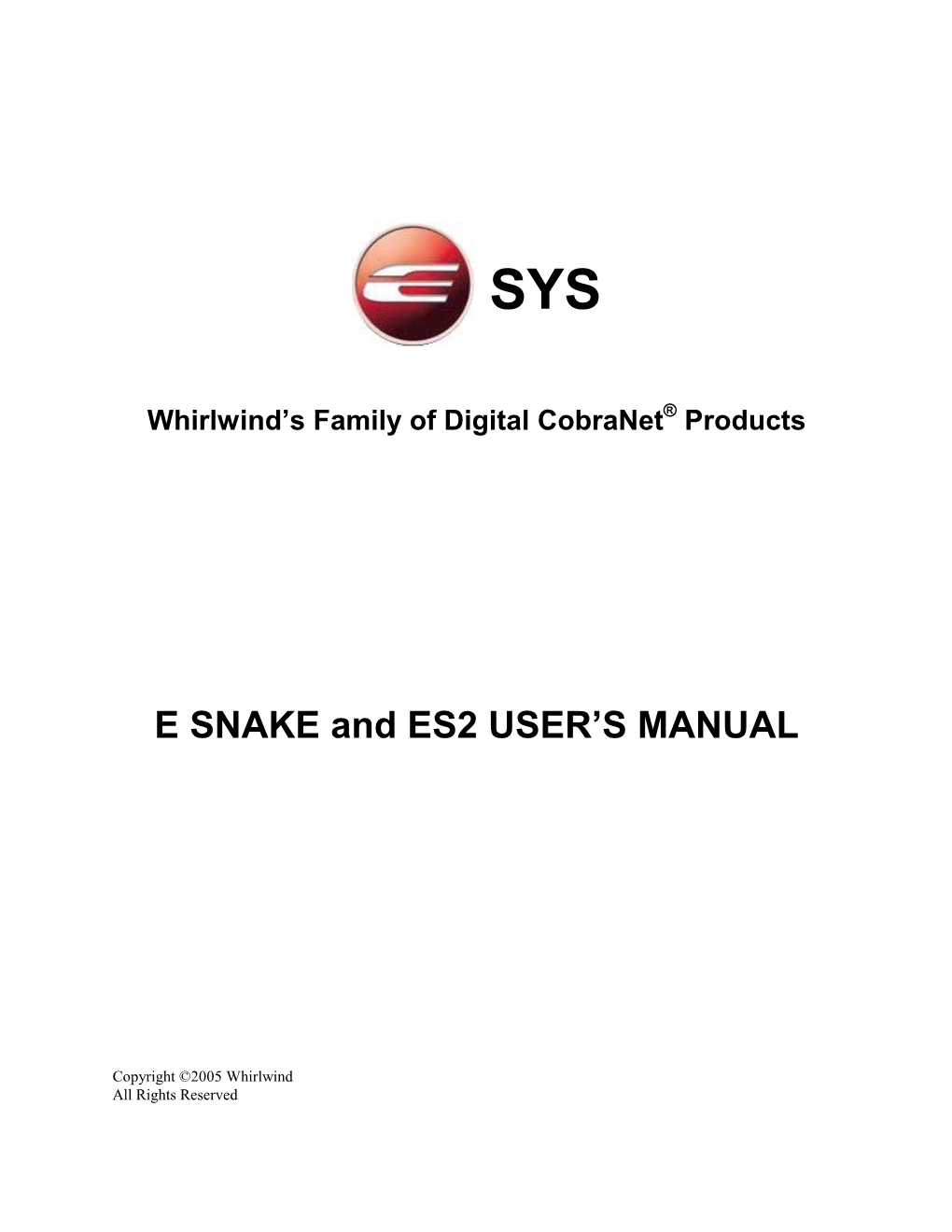 E Snake Manual