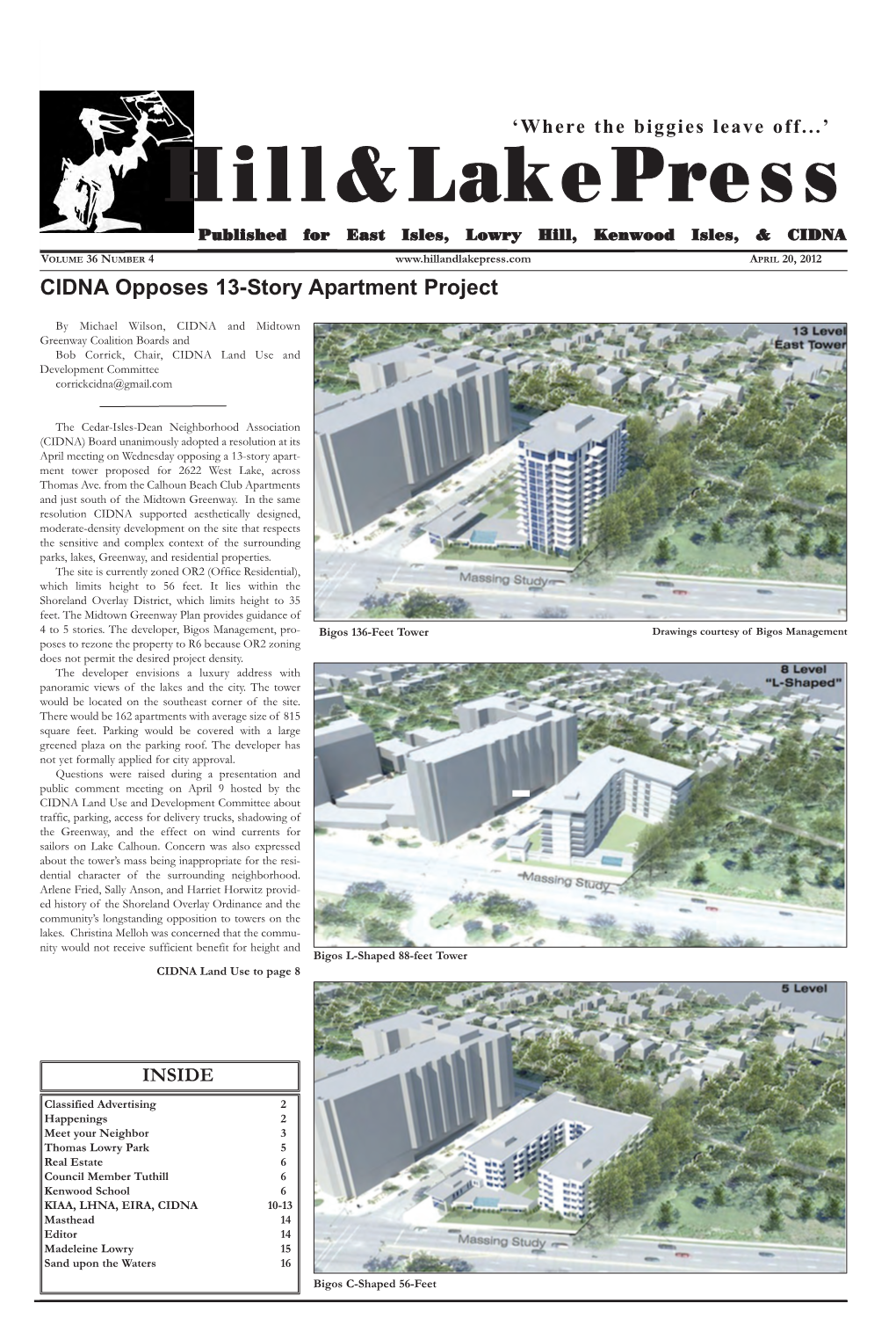 CIDNA Opposes 13-Story Apartment Project