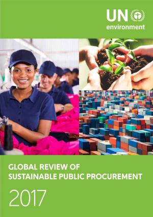 The Global Review of Sustainable Public Procurement 2017