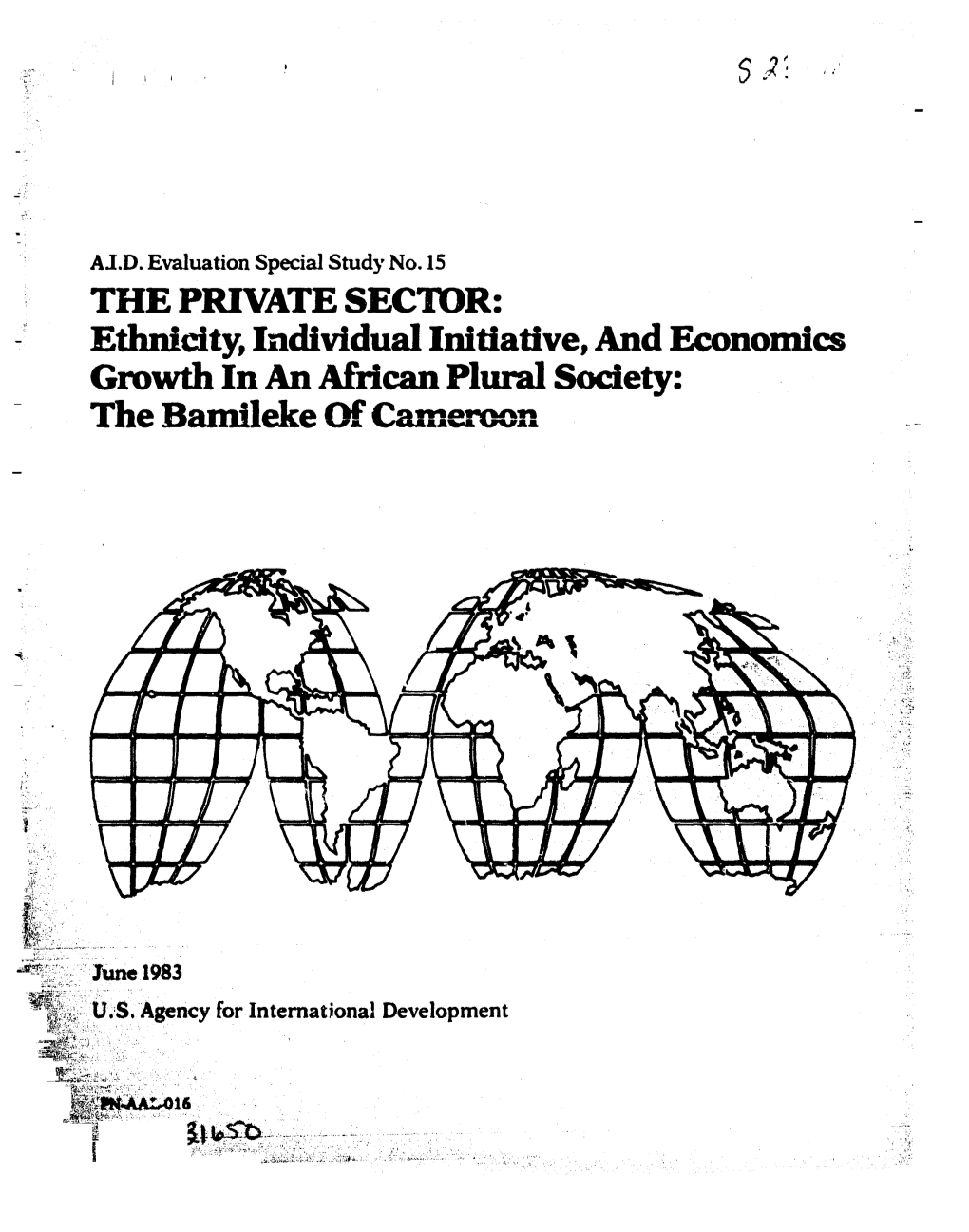 Growth in an Afiican Plural Sodety