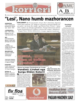 "Lesi', Nano Humb Mazhorancen Fiv Floaaf PAGUAN MAKINEN 1UAJ!