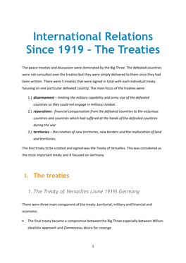 The Treaties