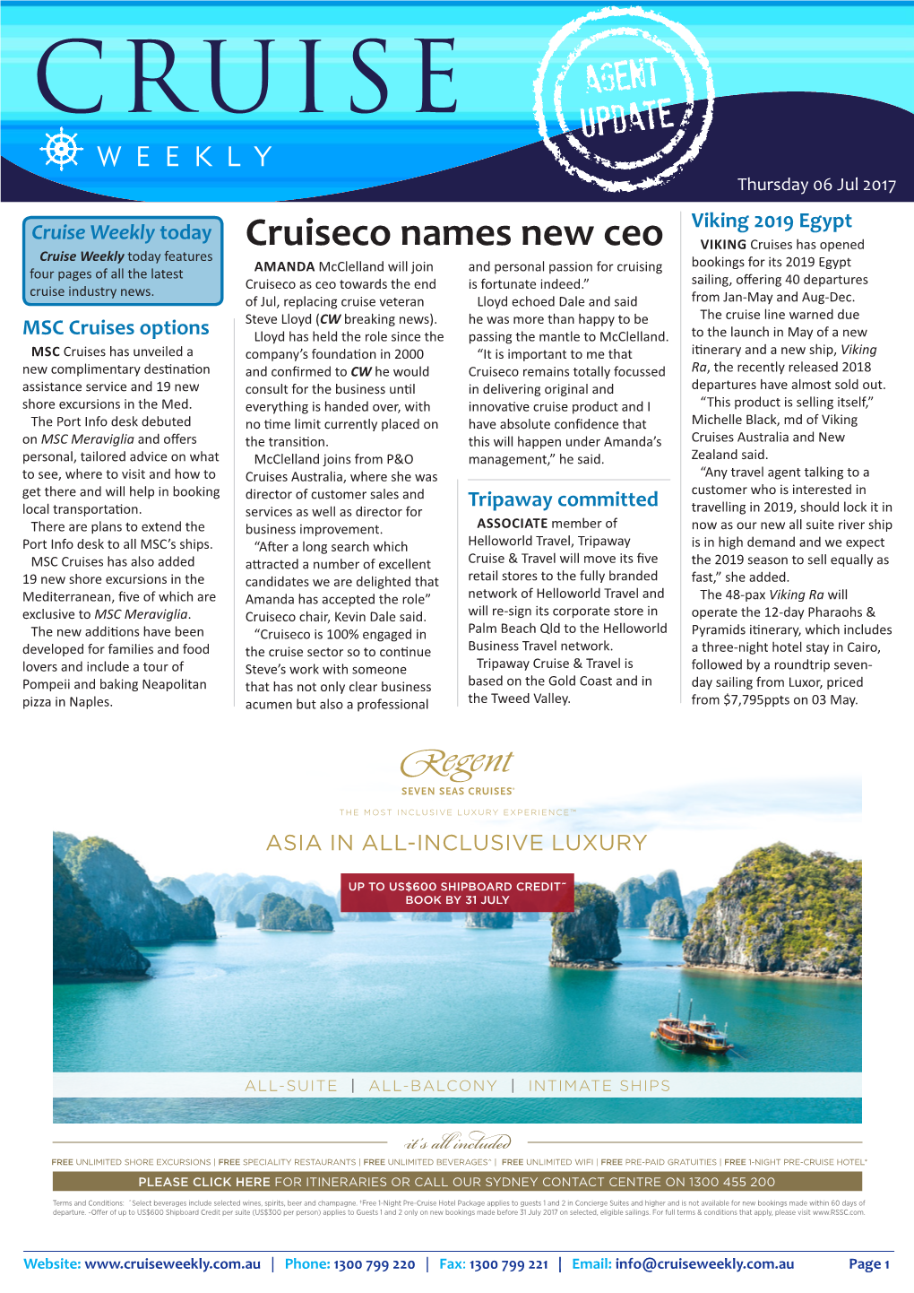 Cruise Weekly