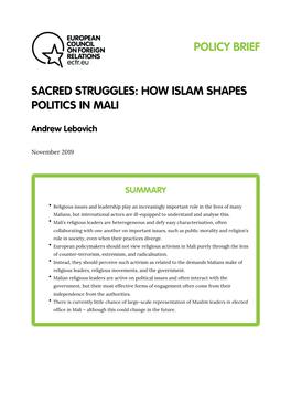 How Islam Shapes Politics in Mali