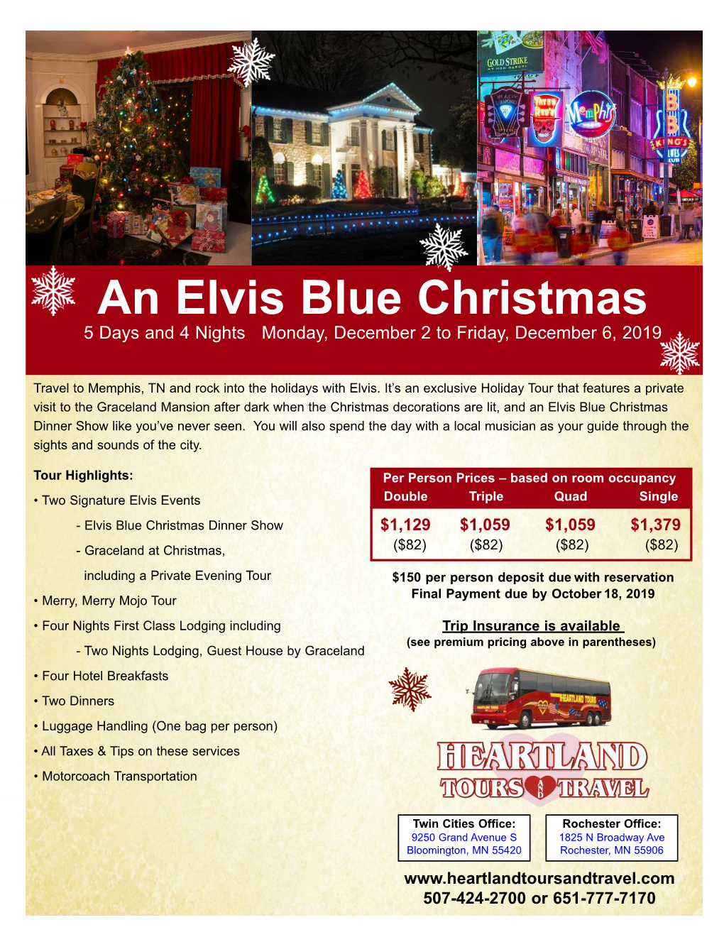 An Elvis Blue Christmas Dinner Show Like You’Ve Never Seen