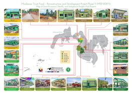 MTF-RDP/3) Map of Socio-Economic, Health, and Indigenous People’S Sub-Projects