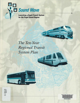 Sound Move, the Ten-Year Regional Transit System Plan