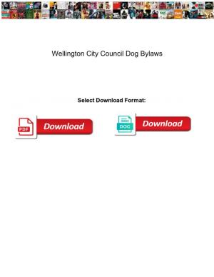 Wellington City Council Dog Bylaws
