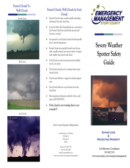 Story County Storm Spotters Guide